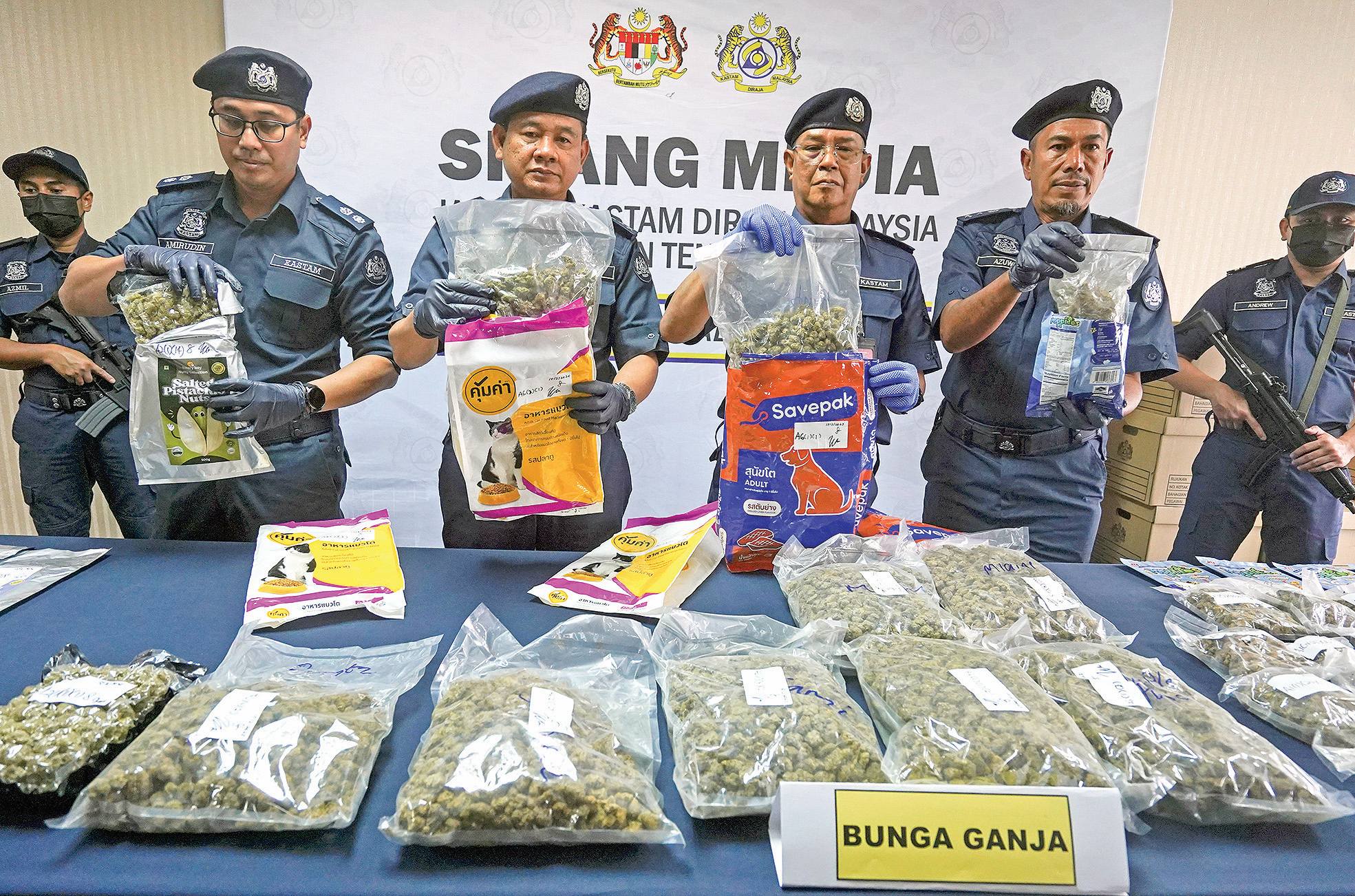 Kastam rampas ganja RM20 juta di KLIA