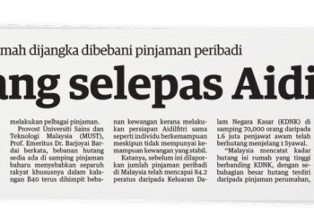 KERATAN muka hadapan Utusan Malaysia semalam.