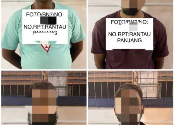 TEKONG darat bersama tiga PATI warganegara Bangladesh ditahan anggota Batalion 7 PGA di simpang tiga Kampung Kubang Kuau, Rantau Panjang, Kelantan kelmarin.-IHSAN PGA.
