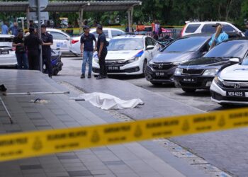 LOKASI kejadian seorang lelaki tempatan maut dipercayai akibat ditikam di hadapan sebuah bank di Seksyen 18 di sini, pagi tadi