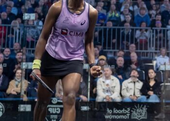 Sivasangari mara ke pusingan ketiga Kejohanan Dunia di Chicago, Amerika Syarikat, hari ini. - Gambar PSA Squash