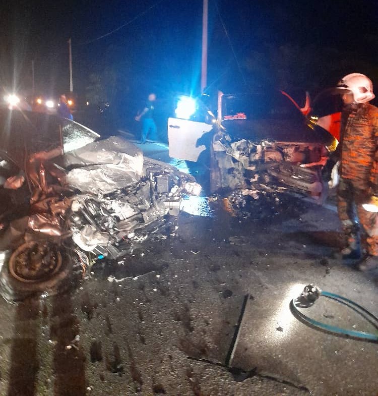 Dua lelaki warga emas maut nahas dua kenderaan