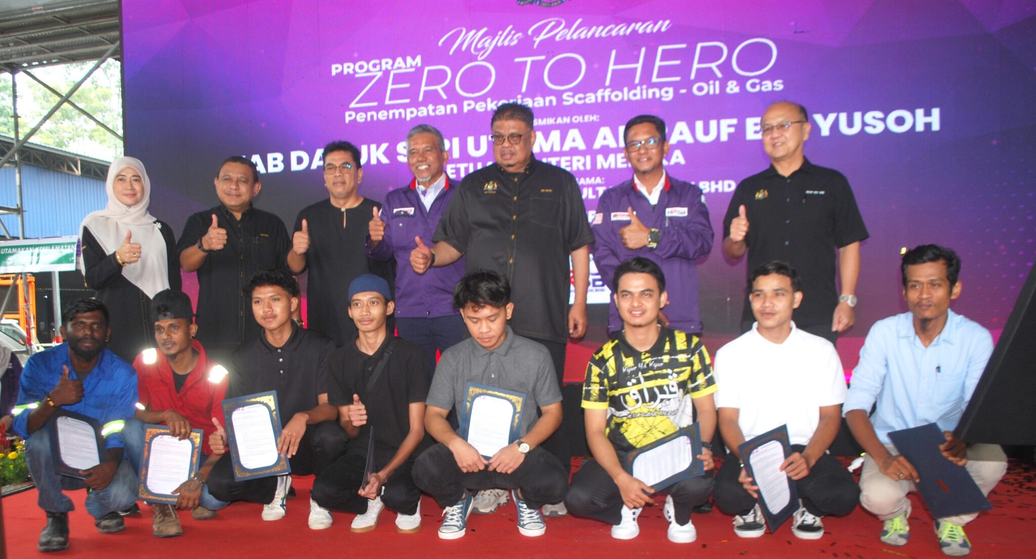 Belia Melaka perlu rebut peluang dalam bidang TVET - Ab. Rauf