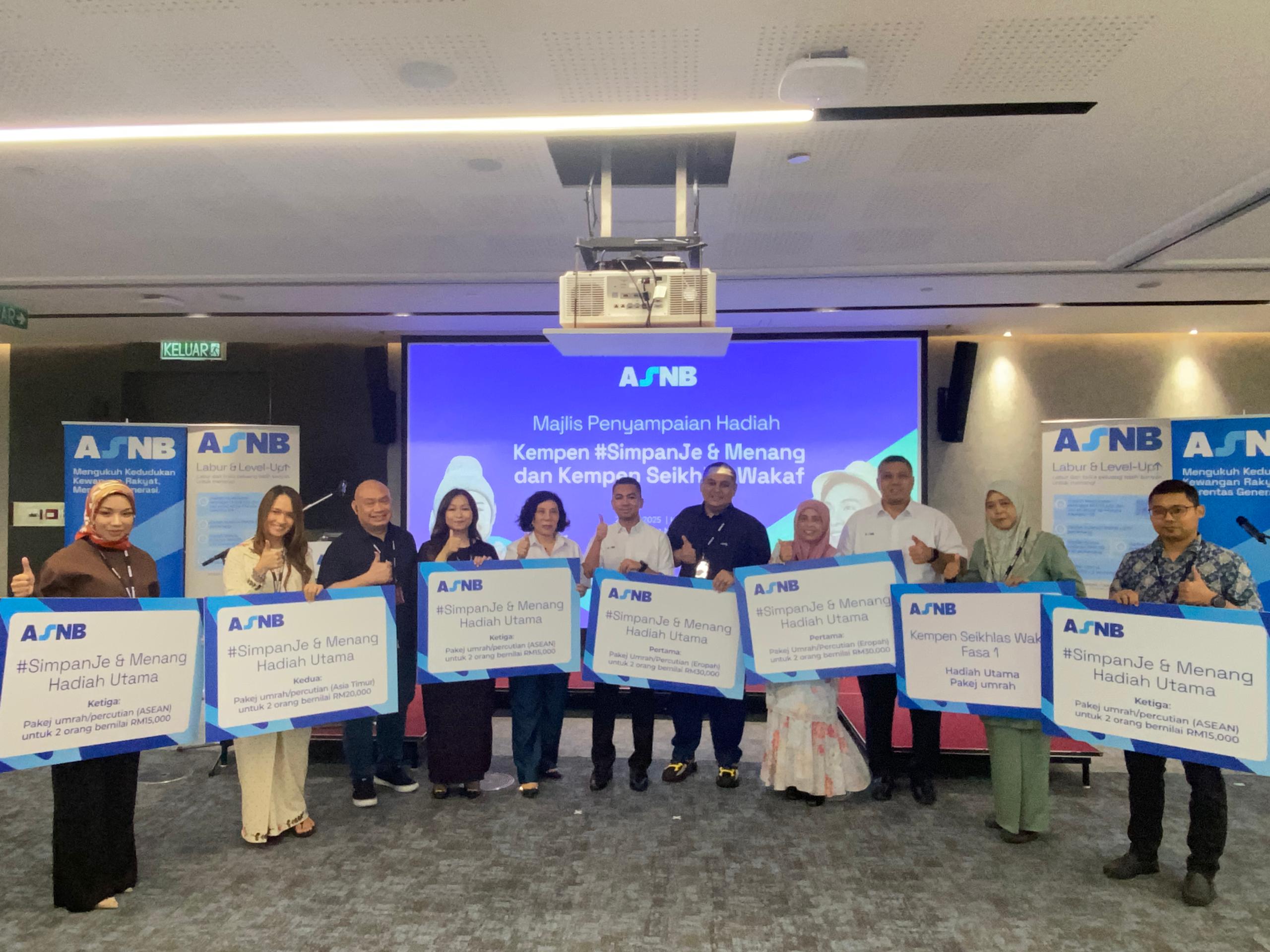 ASNB lancar Kempen Labur & Level-Up, tawar hadiah keseluruhan RM1.18 juta
