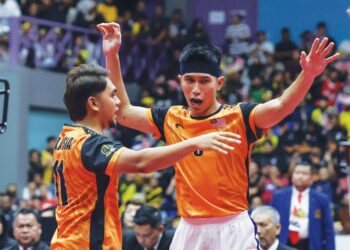 Gandingan NORAIZAT (kanan) dan Aidil Aiman dijangka dikekalkan pada Piala Asia 2025.