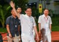 PERDANA Menteri Singapura, Lawrence Wong setelah memenangi 87 daripada 97 kerusi Parlimen dalam GE2025. - AFP