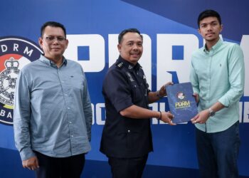 MUHAMMAD Aimanulhaq Zaharuddin,26, dilantik sebagai sebagai pengurus pasukan Piala Presiden PDRM FC bagi musim 2025/2026.-UTUSAN