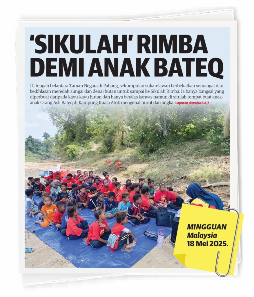 Sokong, bantu sukarelawan didik anak Orang Asli