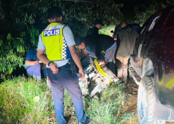 LIMA lelaki termasuk empat warga asing ditahan selepas di kesan menceroboh Hutan Simpan Batu Talam di Raub, Pahang.