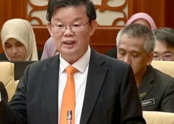 CHOW Kon Yeow ketika sesi penggulungan Sidang Dewan Undangan Negeri (DUN) Pulau Pinang, hari ini