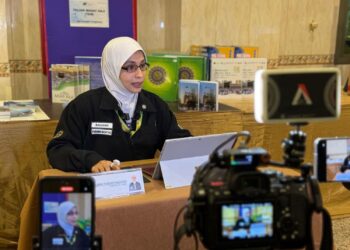 SALMAH Sheikh Hassan ketika ditemui di Abraj Janadriyah, Mekah kelmarin.