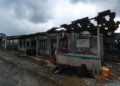 KEADAAN terkini rumah mangsa yang terjejas akibat letupan paip gas di Kampung Kuala Sungai Baru, Subang Jaya, Selangor. - UTUSAN/AFIQ RAZALI