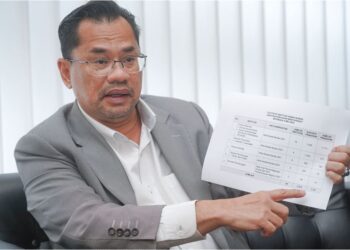 CHE Murad Sayang Ramjan menunjukkan statistik institusi kanak-kanak di bawah JKM ketika ditemu bual di Putrajaya, baru-baru ini. – UTUSAN/FAISOL MUSTAFA