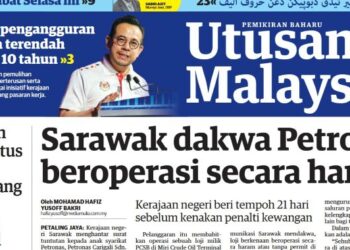 Keratan Utusan Malaysia keluaran 2 Mei 2025.