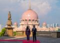 PRESIDEN Kosovo, Vjosa Osmani Sadriu dalam satu majlis rasmi sempena lawatan rasminya ke Malaysia yang berlangsung di Bangunan Perdana Putra, Putrajaya. - GAMBAR PMO