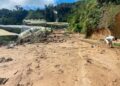 KESAN banjir yang melanda Kampung Tringkap di Cameron Highlands pada Khamis lalu.