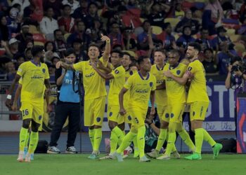 Nasib skuad Pahang FC dalam kancah Liga Malaysia musim depan masih jadi tanda tanya. - UTUSAN/AMIR KHALID
