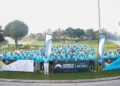 ANTARA peserta korporat yang memeriahkan kejohanan sulung Cabaran Golf Korporat Dunia (WCGC) yang berlangsung di Kelab Golf Seri Selangor, semalam.