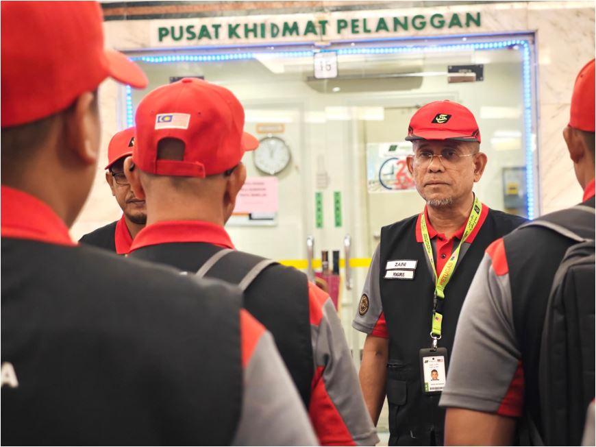 Unit Peronda TH bantu jemaah