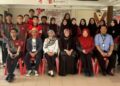 SEBAHAGIAN peserta bersama jawatankuasa penganjur, jurulatih bergambar semasa menyertai Program Bimbingan Seni Budaya 2025 di Sekolah Menengah Kebangsaan (SMK) Changlun, Jitra, Kedah baru-baru ini.