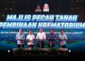 NG Sze Han (tiga dari kiri) dalam Majlis Pecah Tanah Pembinaan Krematorium Moden Kuala Langat, Quayside Mall. -UTUSAN/AFIQ RAZALI