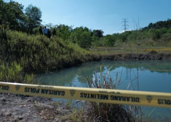 LOKASI kolam terbiar yang mengakibatkan kanak-kanak lemas di Presint 17, Putrajaya. - UTUSAN/FAIZ ALIF ZUBIR
