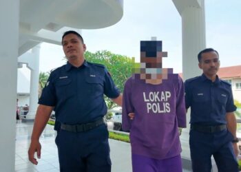 SUSPEK kes cabul pelajar dibawa ke Mahkamah Majistret Alor Gajah, Melaka.