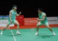 AARON Chia-Soh Wooi Yik menewaskan pasangan Denmark, Rasmus Kjaer-Frederik Sogaard 21-19, 21-15 pada aksi pusingan pertama Terbuka China di Gimnasium Pusat Sukan Olimpik, Changzhou, hari ini.