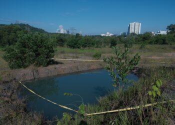 LOKASI kolam terbiar yang mengakibatkan kanak-kanak lemas di Presint 17, Putrajaya. - UTUSAN/FAIZ ALIF ZUBIR