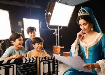 GARISAN panduan melibatkan pelakon kanak-kanak perlu dipatuhi syarikat produksi supaya tidak membuka ruang eksploitasi tidak sihat kepada golongan itu. – ILUSTRASI AI