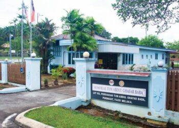 MEMORIAL Tun Abdul Ghafar Baba yang terletak di Peringgit Melaka. – Mingguan/Arif Hamizon Miskon