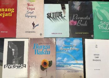 ANTARA kumpulan puisi oleh Ahmad Sarju.