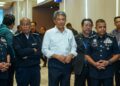 MOHAMAD Hasan pada Majlis Perasmian Penutupan Latih Amal Keselamatan Negara Kepengerusian ASEAN 2025 di Pusat Konvensyen Kuala Lumpur, hari ini. - UTUSAN/ISKANDAR ISHAK