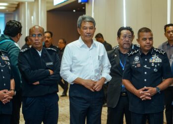 MOHAMAD Hasan pada Majlis Perasmian Penutupan Latih Amal Keselamatan Negara Kepengerusian ASEAN 2025 di Pusat Konvensyen Kuala Lumpur, hari ini. - UTUSAN/ISKANDAR ISHAK