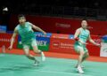 AARON Chia-Soh Wooi Yik menewaskan pasangan Taiwan, Liu Kuang Heng-Yang Po Han 21-13, 21-16 pada aksi pusingan kedua Malaysia Masters 2025 di Axiata Arena, Bukit Jalil, hari ini. - UTUSAN/ISKANDAR ISHAK