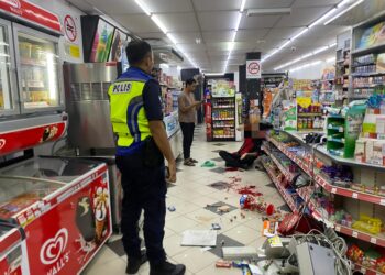 SEORANG pekerja kedai serbaneka cedera dipukul kayu besbol dalam kejadian samun di Taman Sin Hoe, Bukit Baru, Melaka, awal pagi semalam.