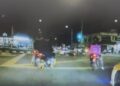 TANGKAP layar video tular kemalangan melibatkan dua buah motosikal di persimpangan lampu isyarat Taman Matahari Heights, Senawang, Seremban, kelmarin.