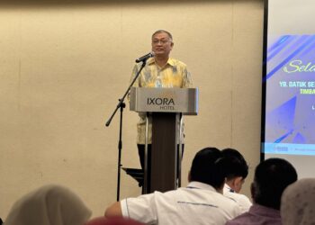 SHAMSUL Anuar berucap di Program Libat Urus bersama Agensi Antidadah Kebangsaan (AADK) dan Persatuan Mencegah Dadah Malaysia (Pemadam) Pulau Pinang di Butterworth, Pulau Pinang hari ini.