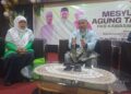 TUAN Ibrahim Tuan Man bercakap dalam sidang akhbar Mesyuarat Agung Tahunan Pas Kawasan Parit di Seri Iskandar, Perak.