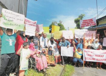TANAH  wakaf yang tidak berdaftar berpotensi menimbulkan isu pemilikan kerana sistem pemilikan tanah berasaskan sistem Torrens.-GAMBAR HIASAN