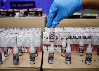 FENTANYL dirujuk sebagai ‘ubat zombi’ yang memberi implikasi terhadap paru-paru dikesan dalam cecair vape.