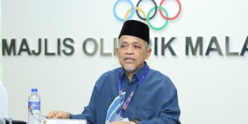 DATUK Seri Shahidan Kassim ketika Mesyuarat Agung (AGM) Olahraga Malaysia (MA) di Wisma MOM, hari ini. - UTUSAN/FARIZ RUSADIO