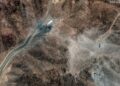 GAMBAR satelit menunjukkan kawah baharu akibat serangan udara di kawasan kemudahan Pengayaan Bahan Api Fordow yang terletak di timur laut bandar Qom, Iran.-AFP