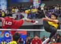 Azlan Alias (kanan) ketika mewakili negara dalam Piala Asia 2025 menentang Thailand sebelum dia mendapat kecederaan. - UTUSAN/SYAKIR RADIN