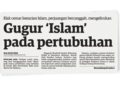 Laporan Utusan Malaysia 21 Jun 2025.