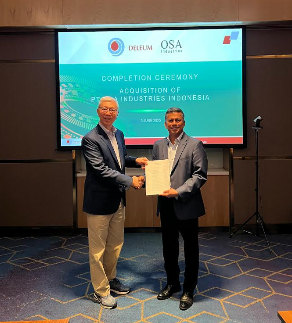 Deleum peroleh 70% kepentingan PT OSA Industries Indonesia