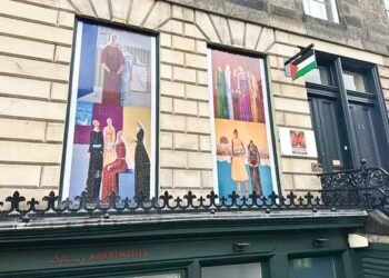 Muzium Palestin cawangan Scotland kini beroperasi di 13A Dundas Street, Edinburgh. – AGENSI