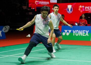 Goh Sze Fei-Nur Izzuddin Rumsani diserap dalam program Road To Gold sebagai persiapan ke Sukan Olimpik Los Angeles 2028. - UTUSAN/ISKANDAR ISHAK
