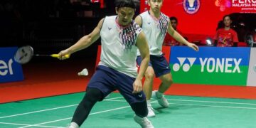 Goh Sze Fei-Nur Izzuddin Rumsani diserap dalam program Road To Gold sebagai persiapan ke Sukan Olimpik Los Angeles 2028. - UTUSAN/ISKANDAR ISHAK