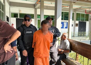 Salah seorang warga Indonesia yang ditahan untuk siasatan kerana dipercayai membunuh rakan senegaranya.